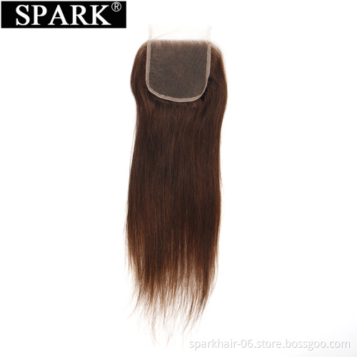 SPARK Brazilian Hair Straight Bundles 10A Grade 100% Unprocessed Virgin Straight Human Hair 3 Bundles Weave Extensions #4